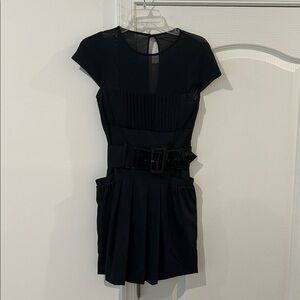 Alice + Olivia Elegant Black Dress Romper